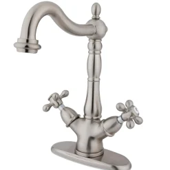 Kingston Brass Heritage Vessel Sink 2-Handle Faucet