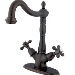 Kingston Brass Heritage Vessel Sink 2-Handle Faucet