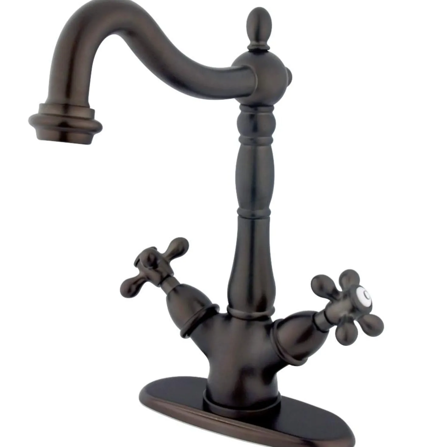 Kingston Brass Heritage Vessel Sink 2-Handle Faucet
