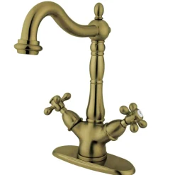 Kingston Brass Heritage Vessel Sink 2-Handle Faucet