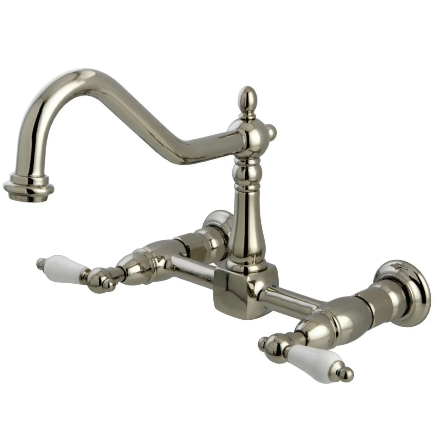 Kingston Brass Heritage 8" Wall Mount Kitchen Faucet