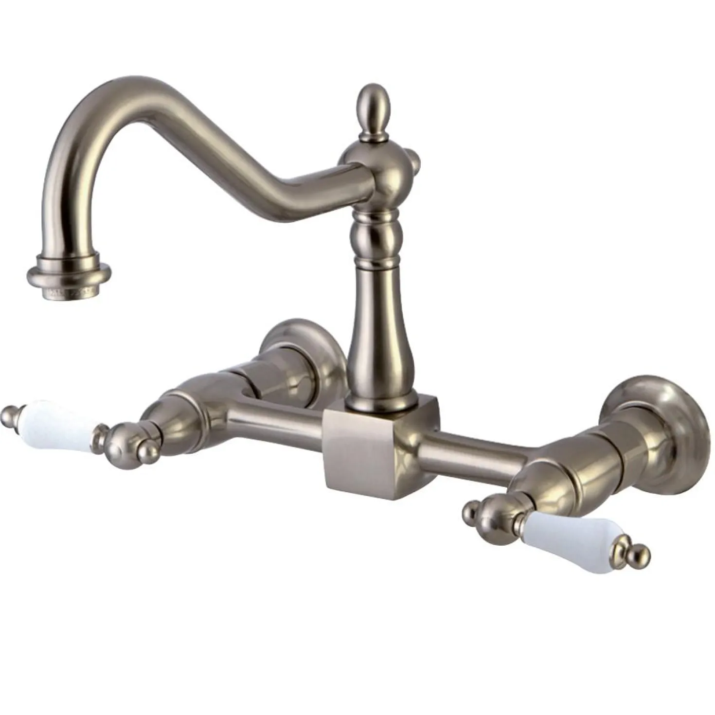 Kingston Brass Heritage 8" Wall Mount Kitchen Faucet