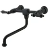 Kingston Brass Heritage Wall Mount Bathroom Faucet