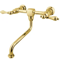 Kingston Brass Heritage Wall Mount Bathroom Faucet