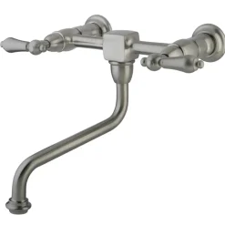 Kingston Brass Heritage Wall Mount Bathroom Faucet