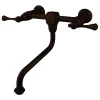 Kingston Brass Heritage Wall Mount 2-Handle Bathroom Faucet
