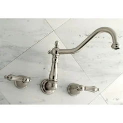 Kingston Brass Heritage Wall Mount Tub Filler