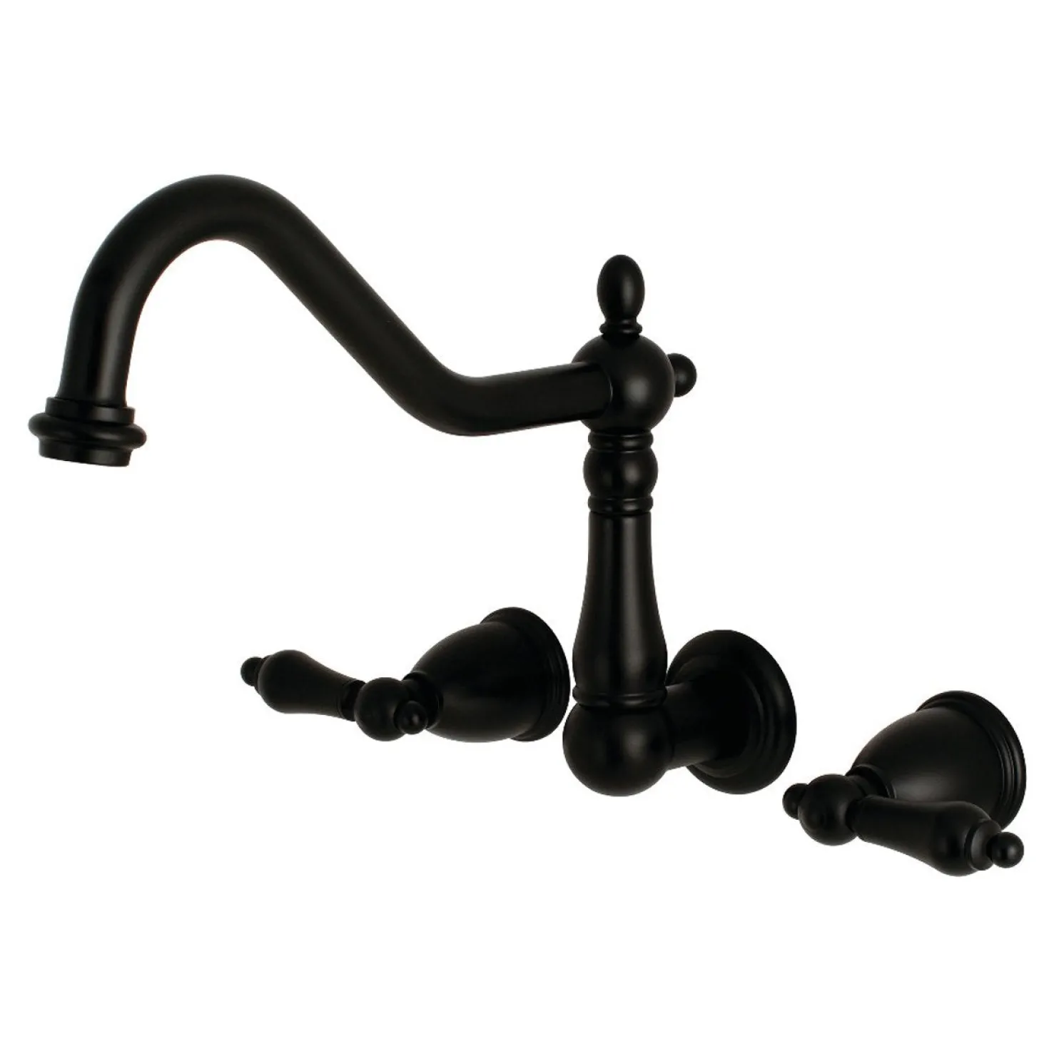 Kingston Brass Heritage Wall Mount Tub Filler