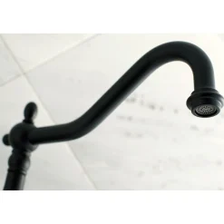 Kingston Brass Heritage Wall Mount Tub Filler