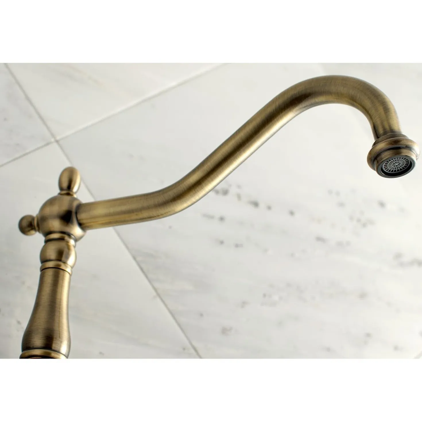 Kingston Brass Heritage Wall Mount Tub Filler