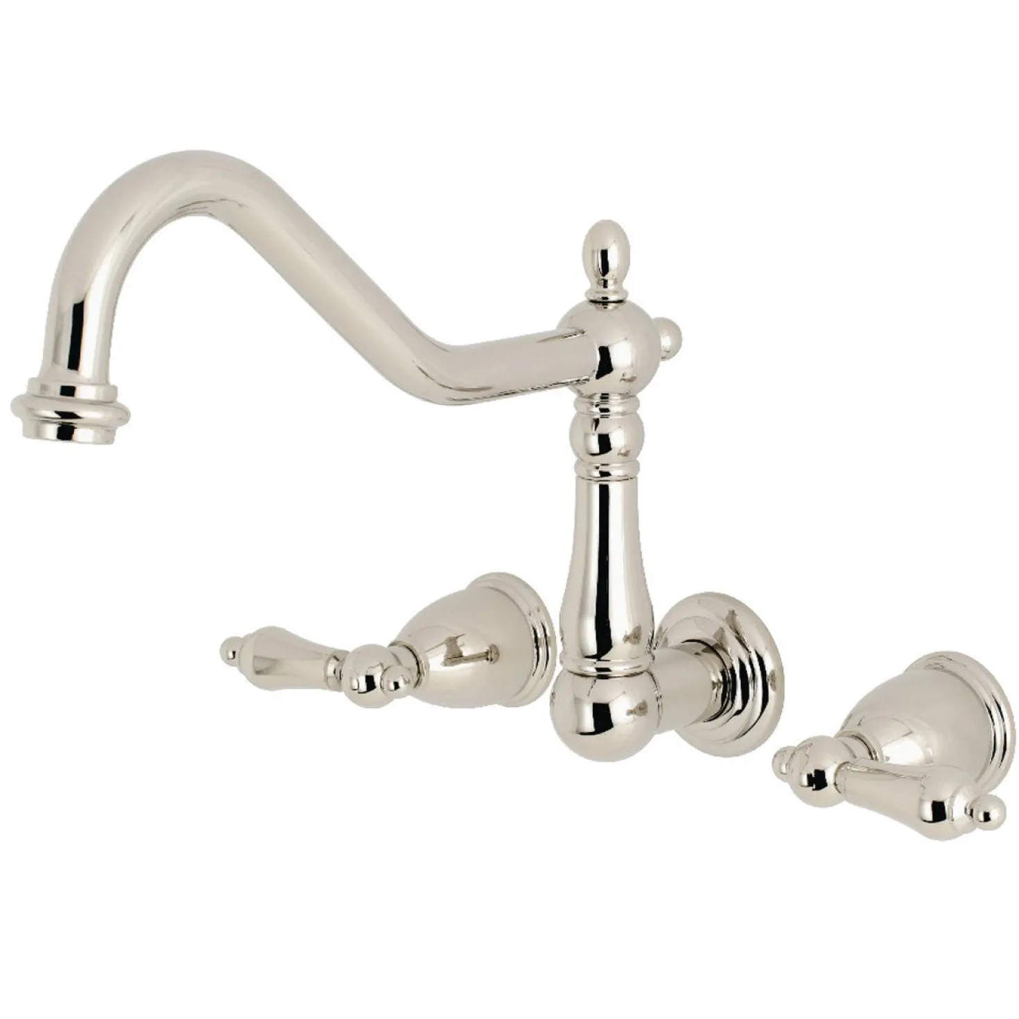Kingston Brass Heritage Wall Mount Tub Filler