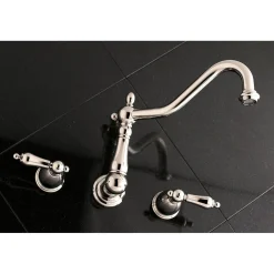 Kingston Brass Heritage Wall Mount Tub Filler
