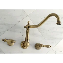 Kingston Brass Heritage Wall Mount Tub Filler
