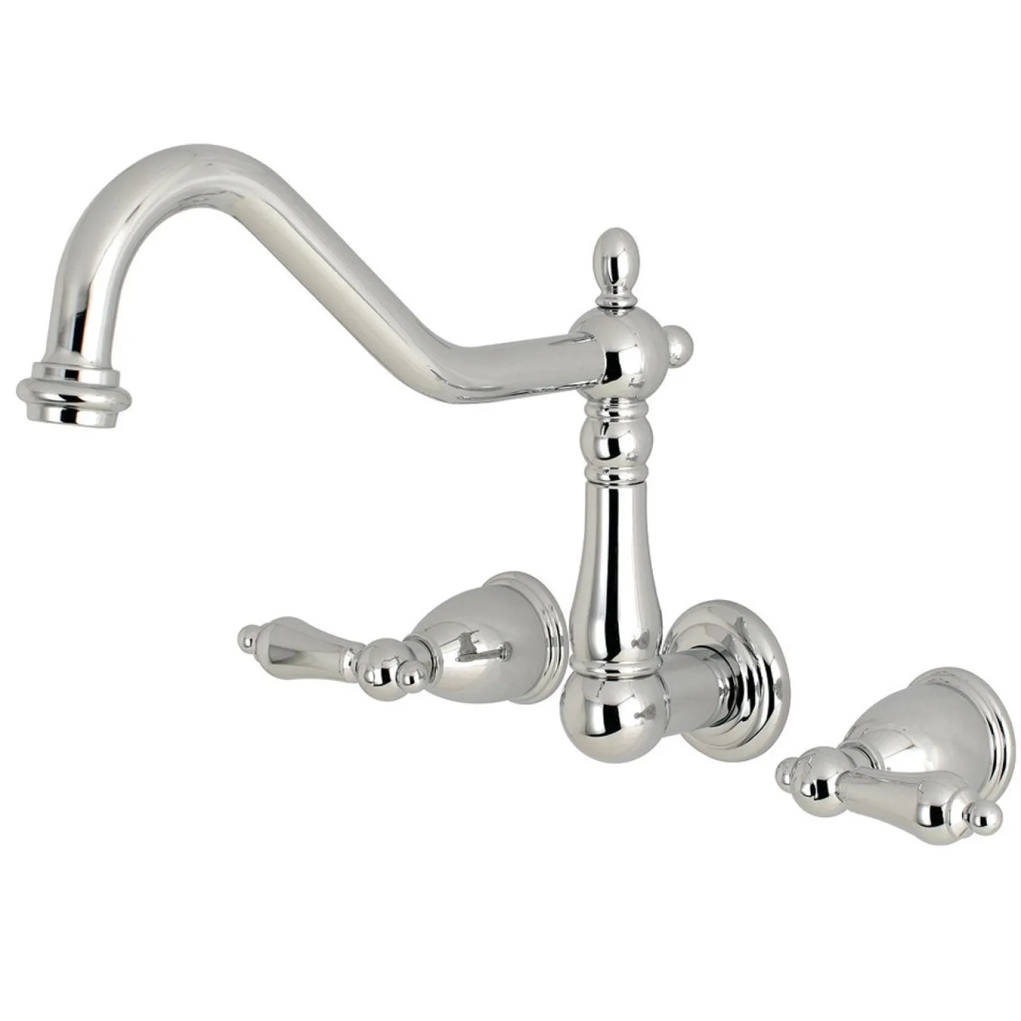 Kingston Brass Heritage Wall Mount Tub Filler