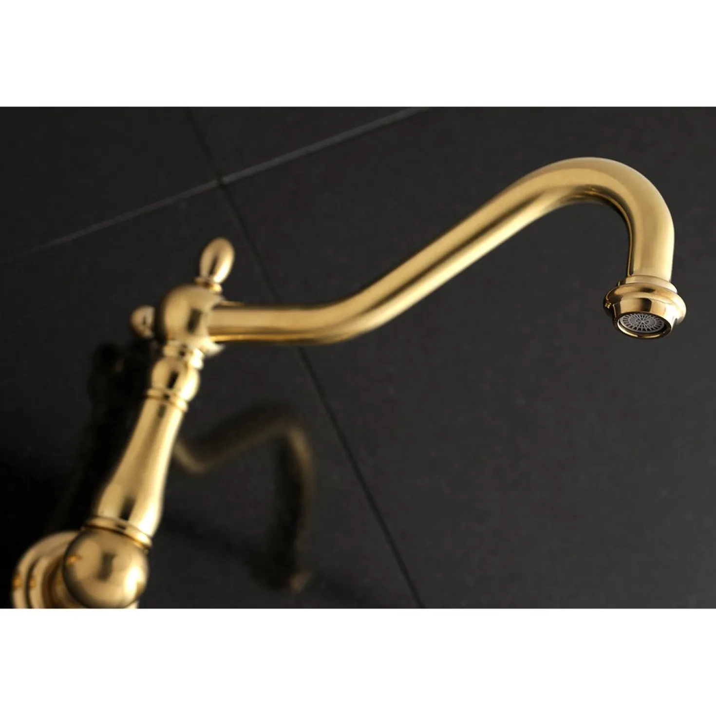 Kingston Brass Heritage Wall Mount Tub Filler