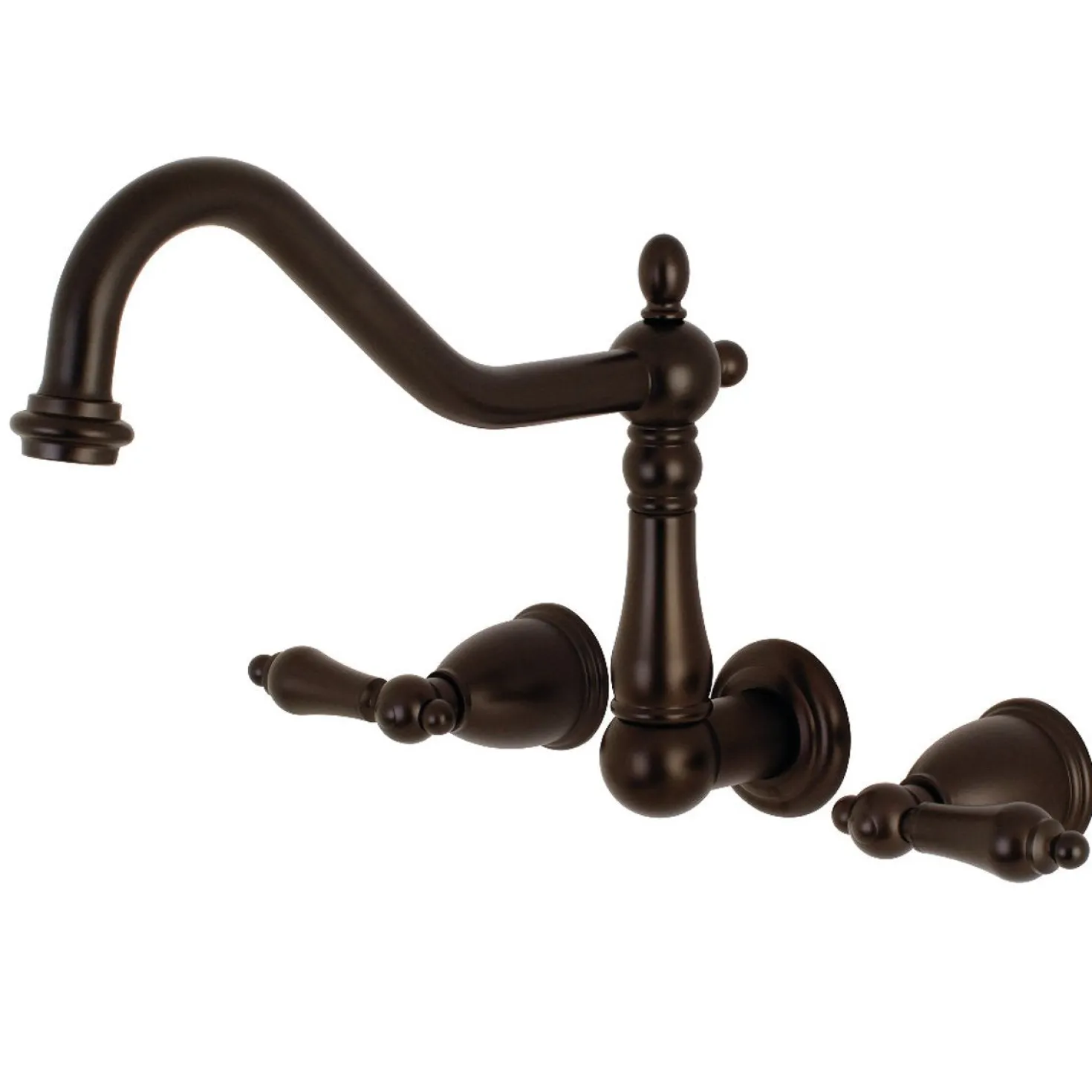 Kingston Brass Heritage Wall Mount Tub Filler