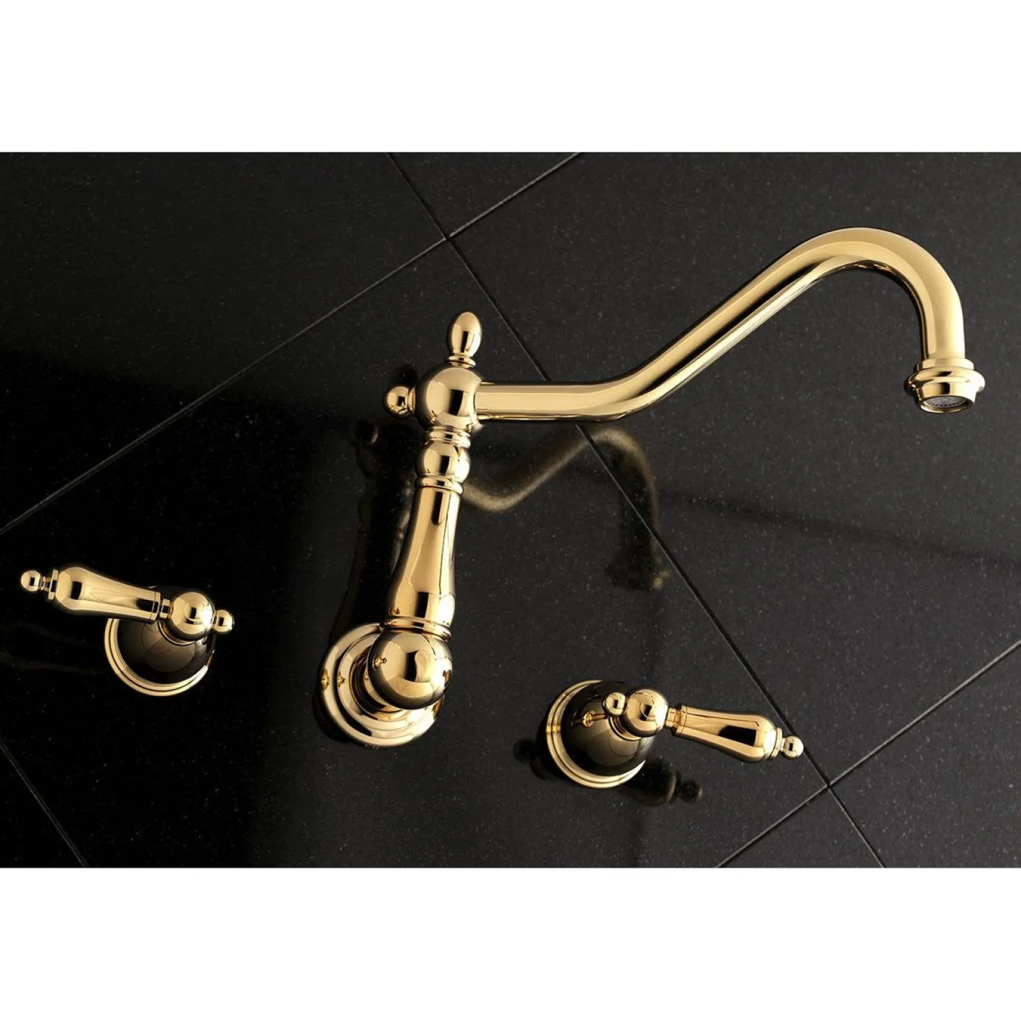 Kingston Brass Heritage Wall Mount Tub Filler
