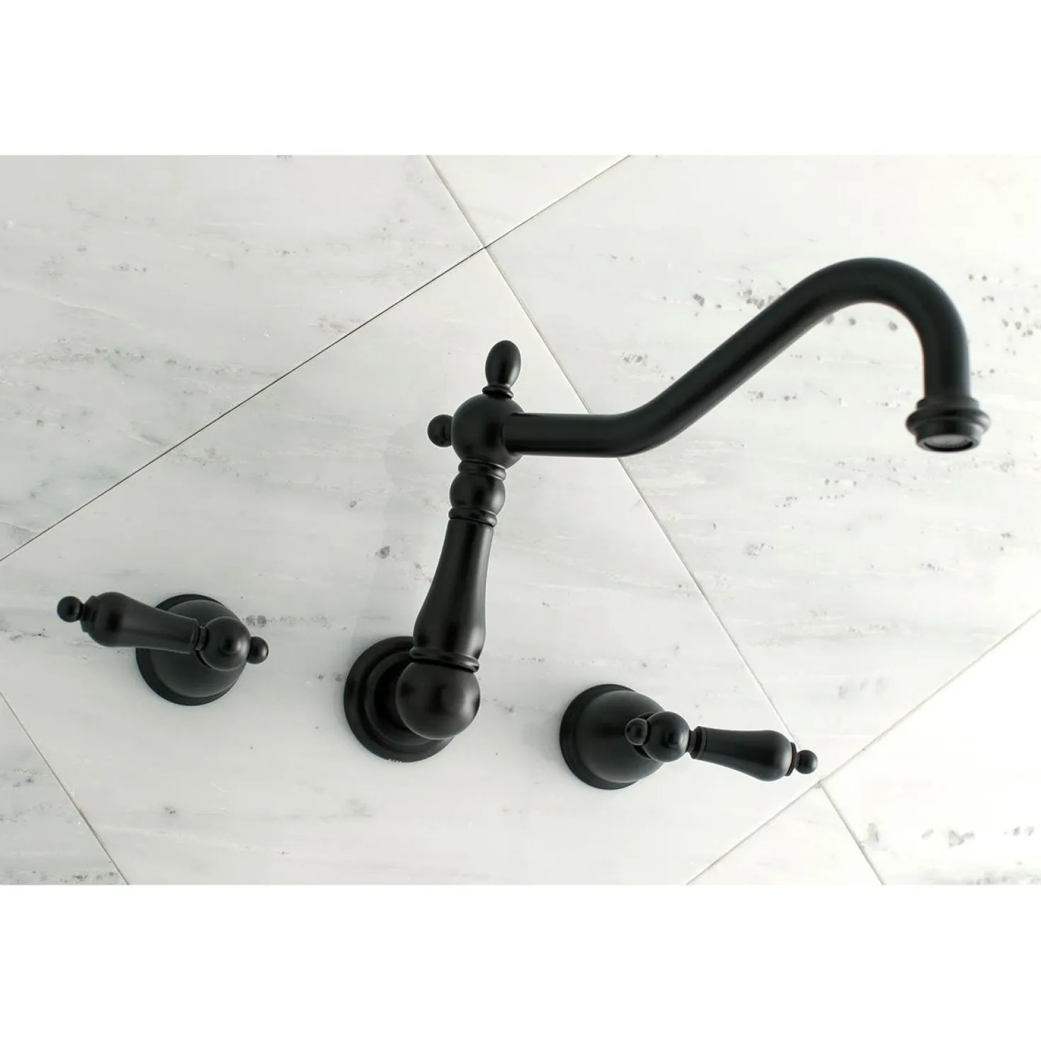Kingston Brass Heritage Wall Mount Tub Filler