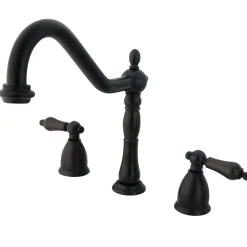 Kingston Brass Heritage Widespread 3-Hole Kitchen Faucet