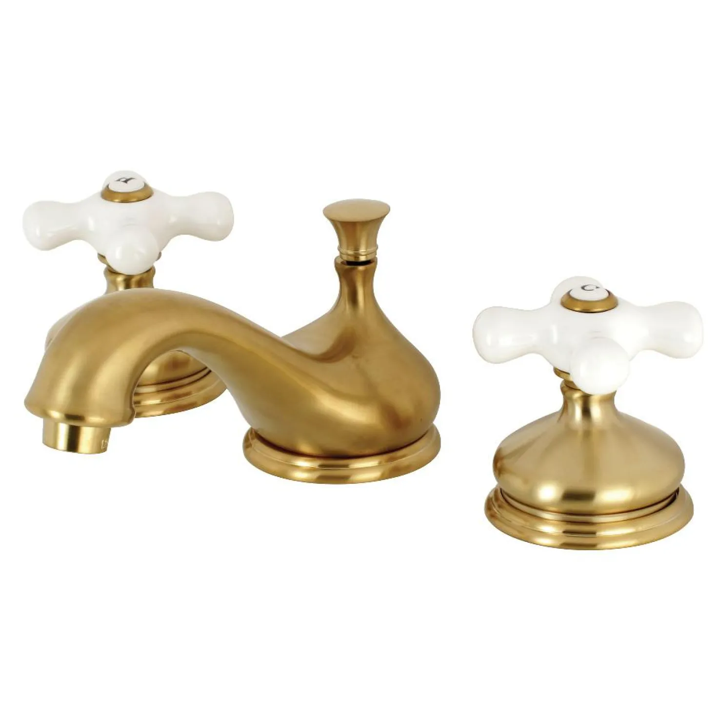 Kingston Brass Heritage 8" Widespread 3-Hole Bathroom Faucet