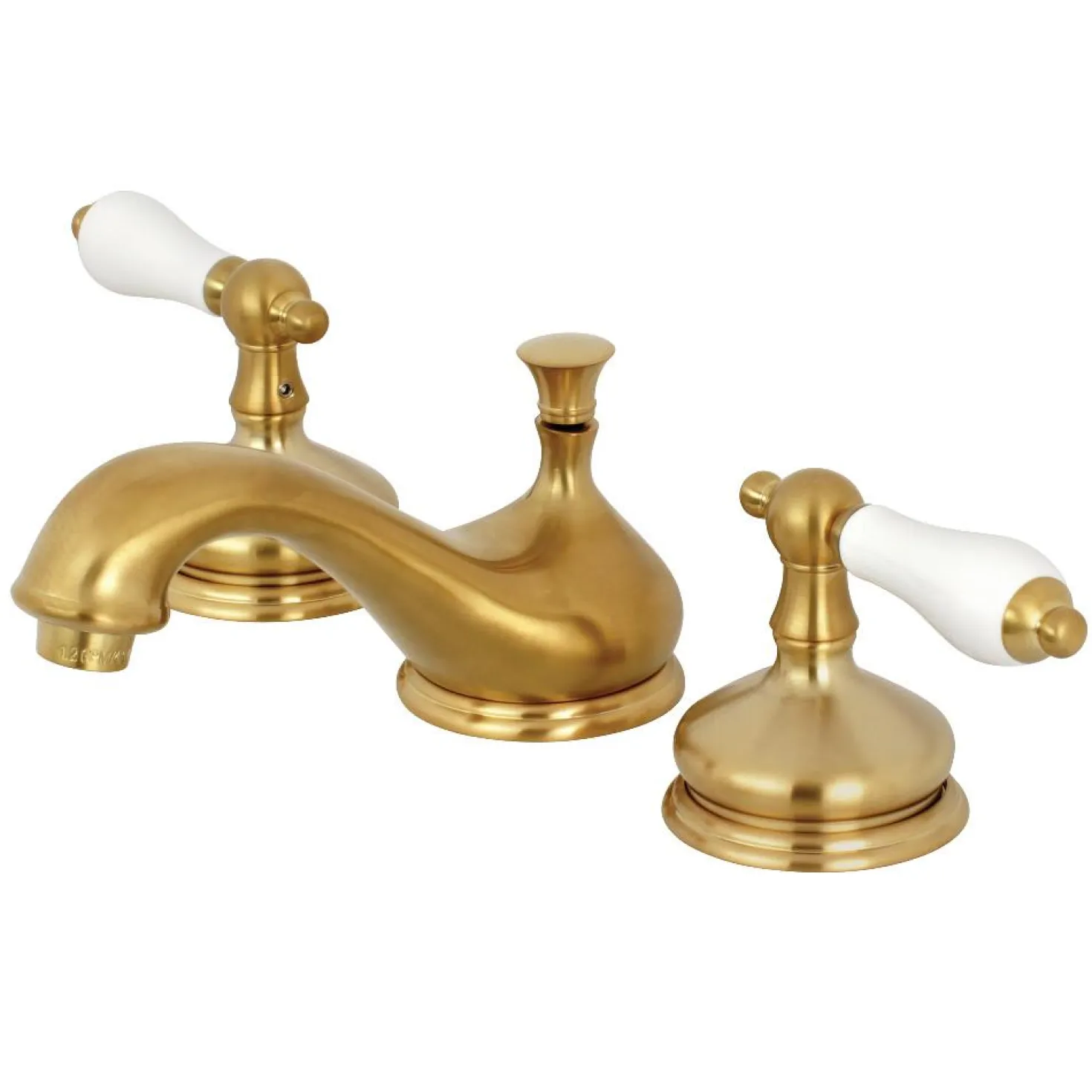 Kingston Brass Heritage 8" Widespread Deck Mount Bathroom Faucet