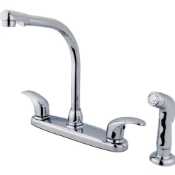 Kingston Brass 4-Hole 8" Centerset Kitchen Faucet