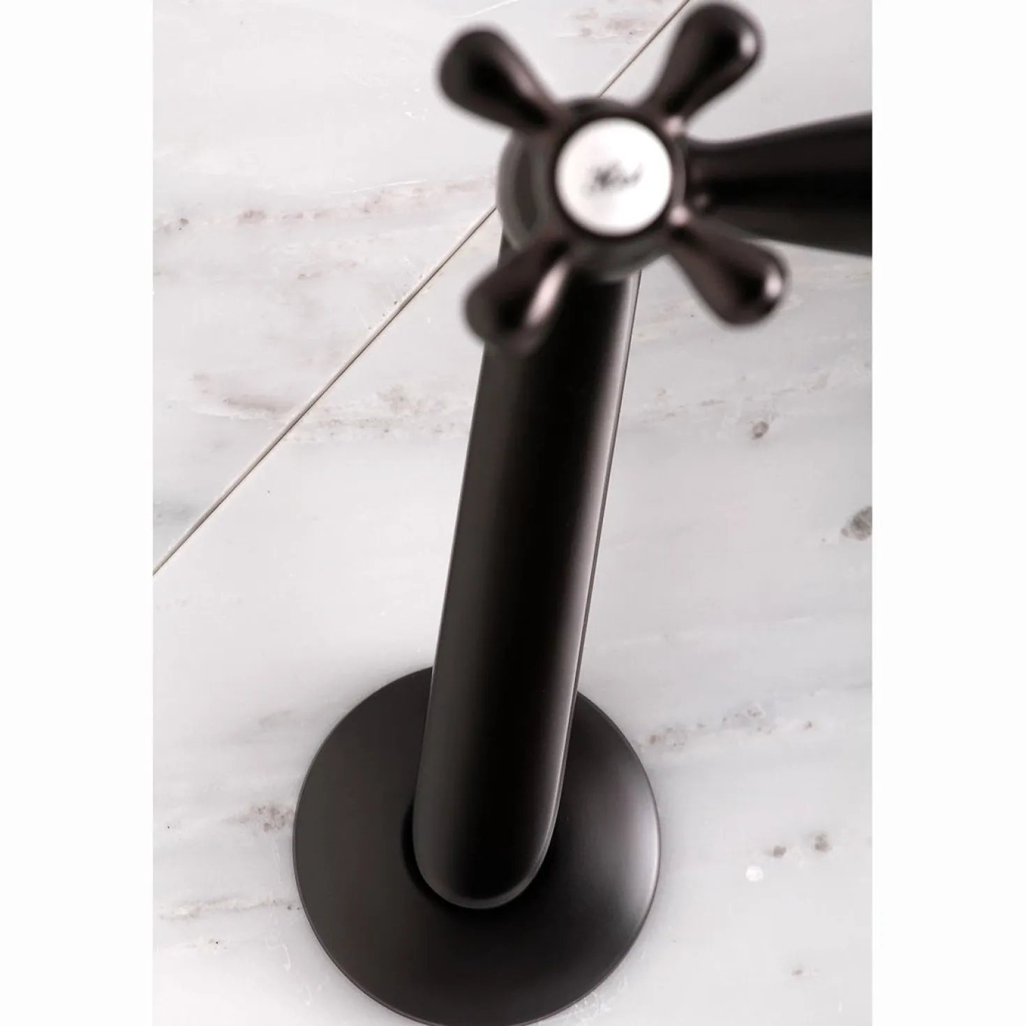 Kingston Brass 2-Hole Tub Wall Mount Clawfoot Tub Faucet with Hand Shower