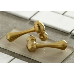 Kingston Brass 6-Inch Adjustable Center Wall Mount Kitchen Faucet