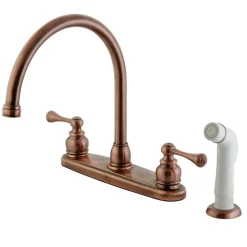 Kingston Brass 8-Inch Centerset 2-Handle Kitchen Faucet