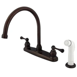 Kingston Brass 8-Inch Centerset 2-Handle Kitchen Faucet