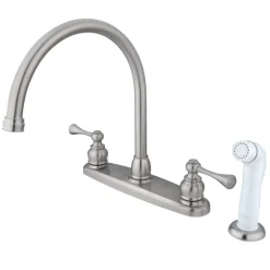 Kingston Brass 8-Inch Centerset 2-Handle Kitchen Faucet