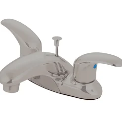 Kingston Brass 4-Inch Centerset Lever Handle Bathroom Faucet