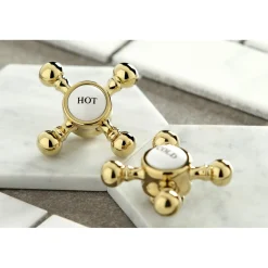 Kingston Brass 4-Inch Centerset 3-Hole Bathroom Faucet