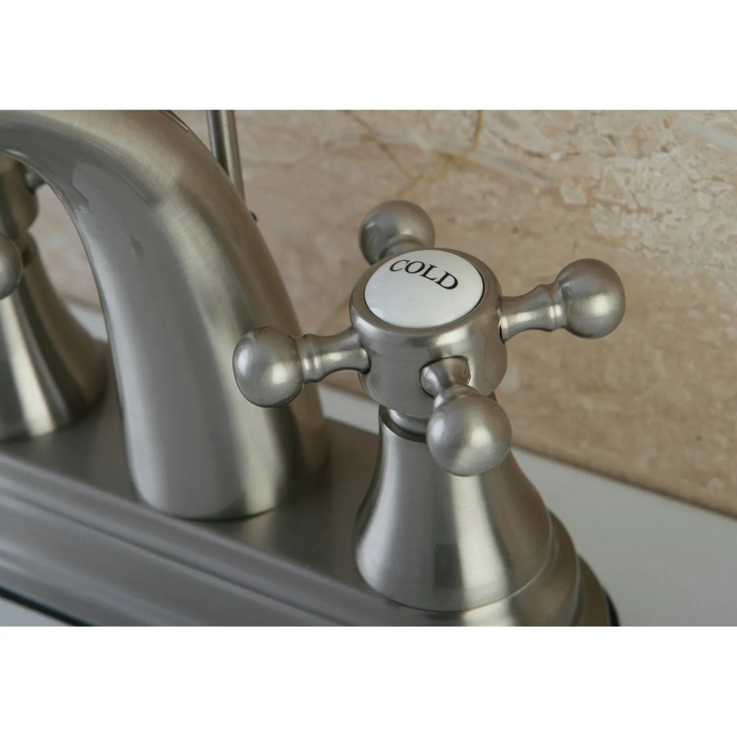 Kingston Brass 4-Inch Centerset 3-Hole Bathroom Faucet