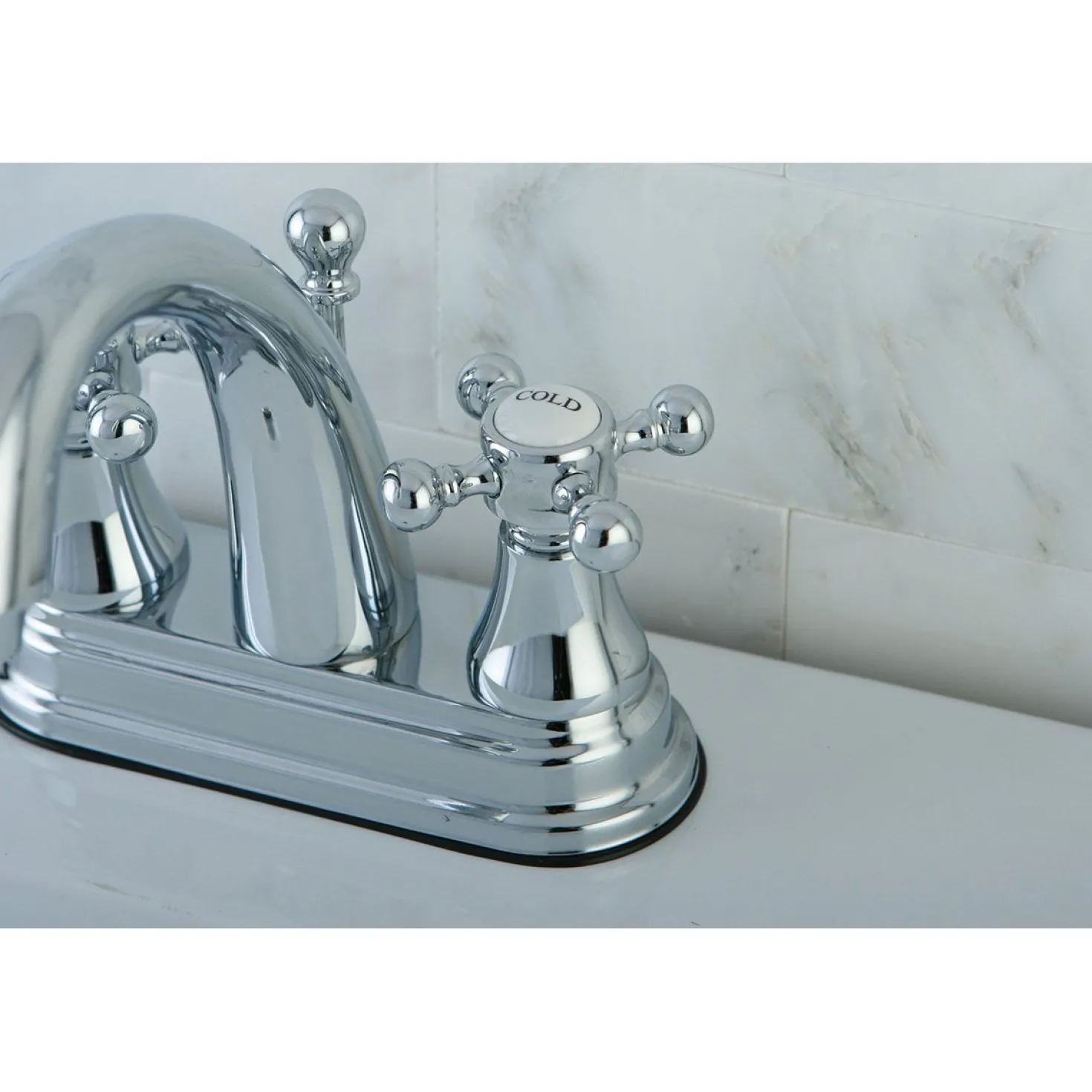 Kingston Brass 4-Inch Centerset 3-Hole Bathroom Faucet