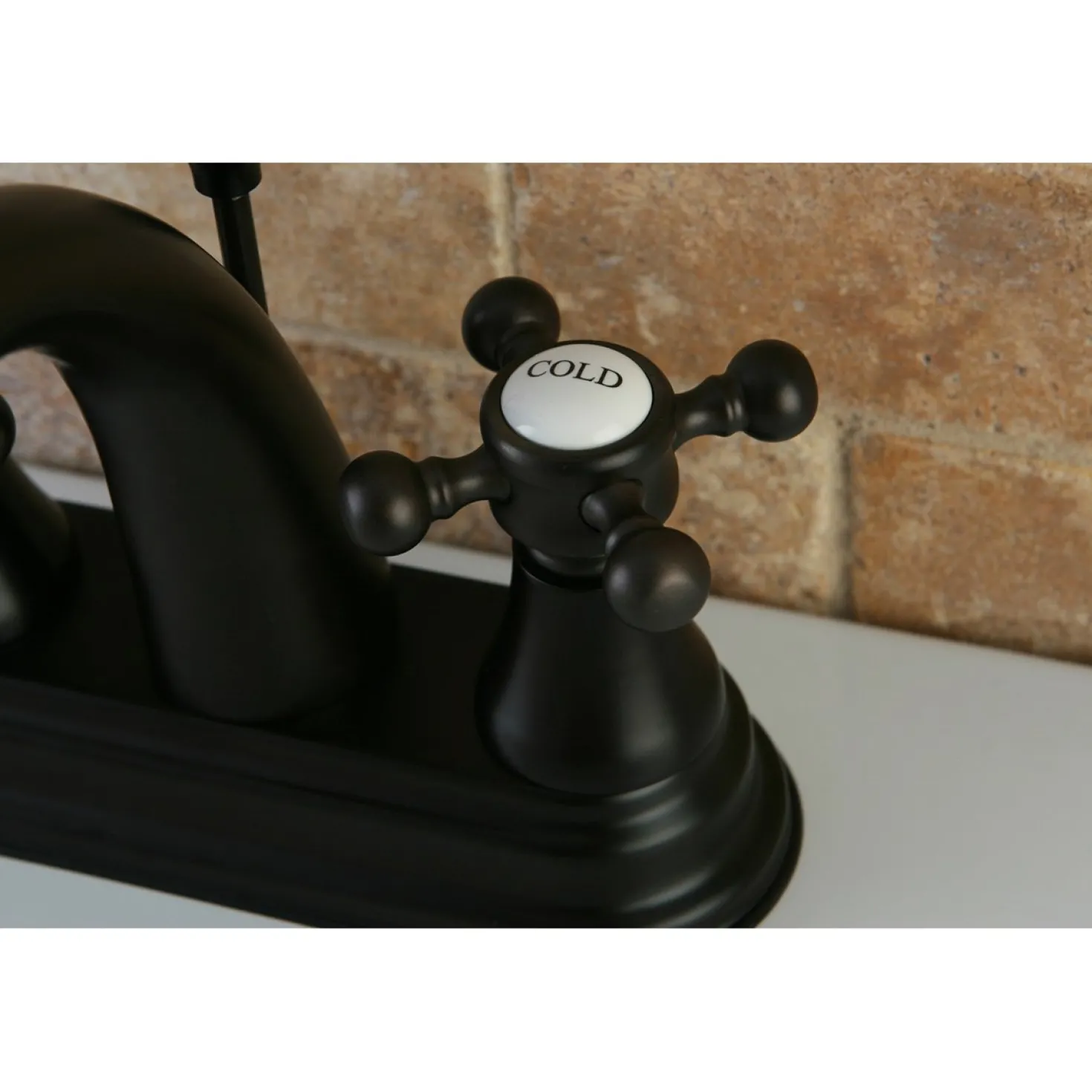Kingston Brass 4-Inch Centerset 3-Hole Bathroom Faucet