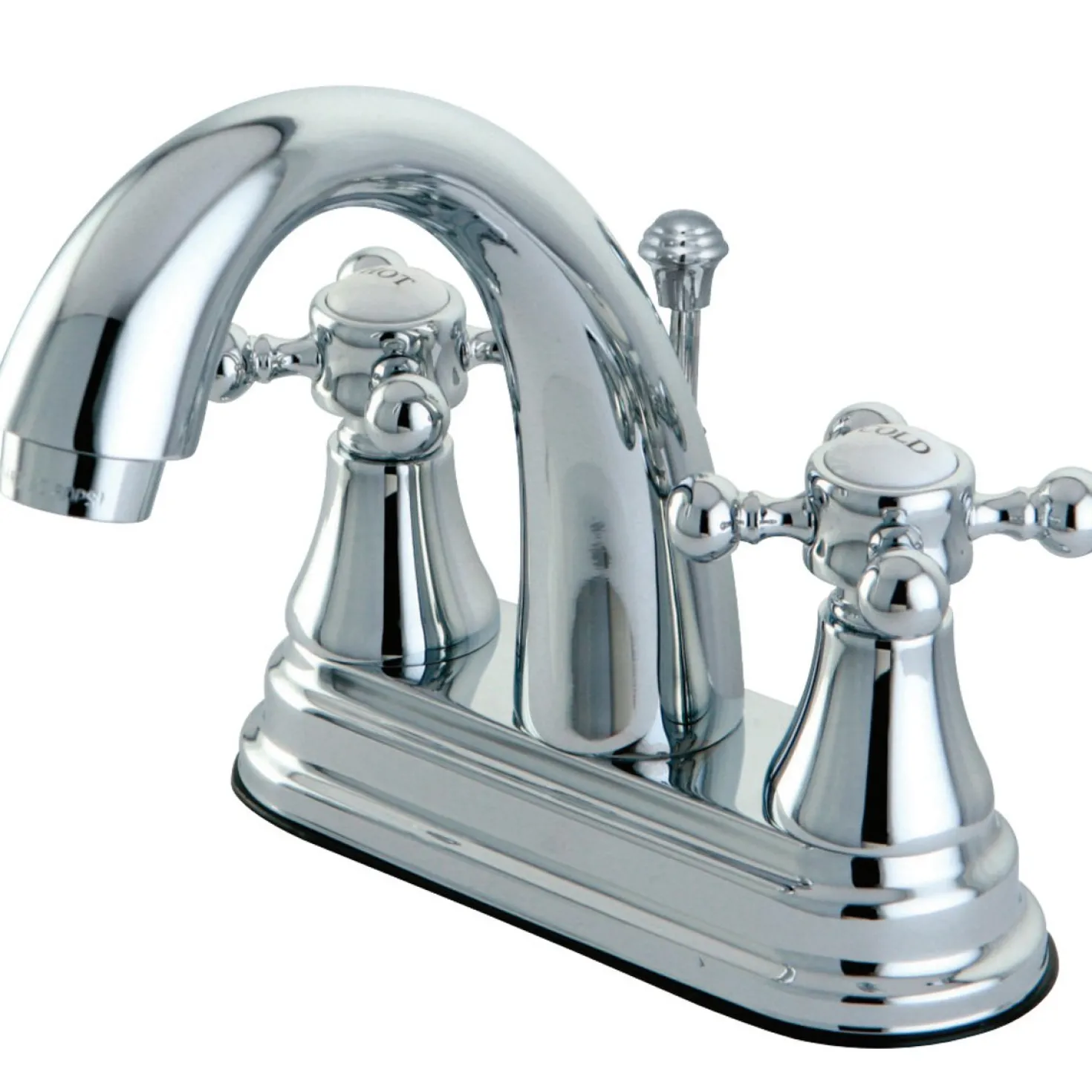 Kingston Brass 4-Inch Centerset 3-Hole Bathroom Faucet
