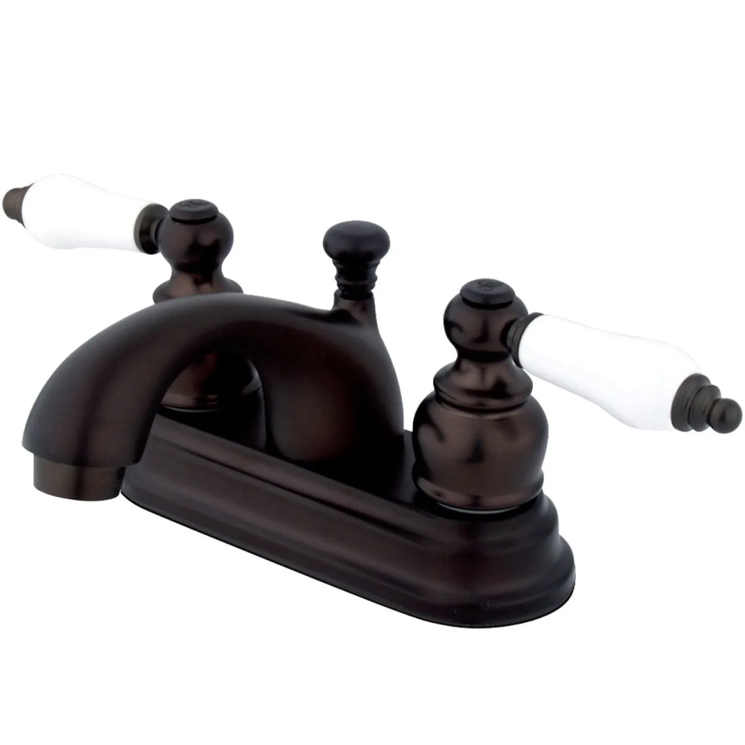 Kingston Brass 4-Inch Centerset Bathroom Faucet with Pop-Up Drain