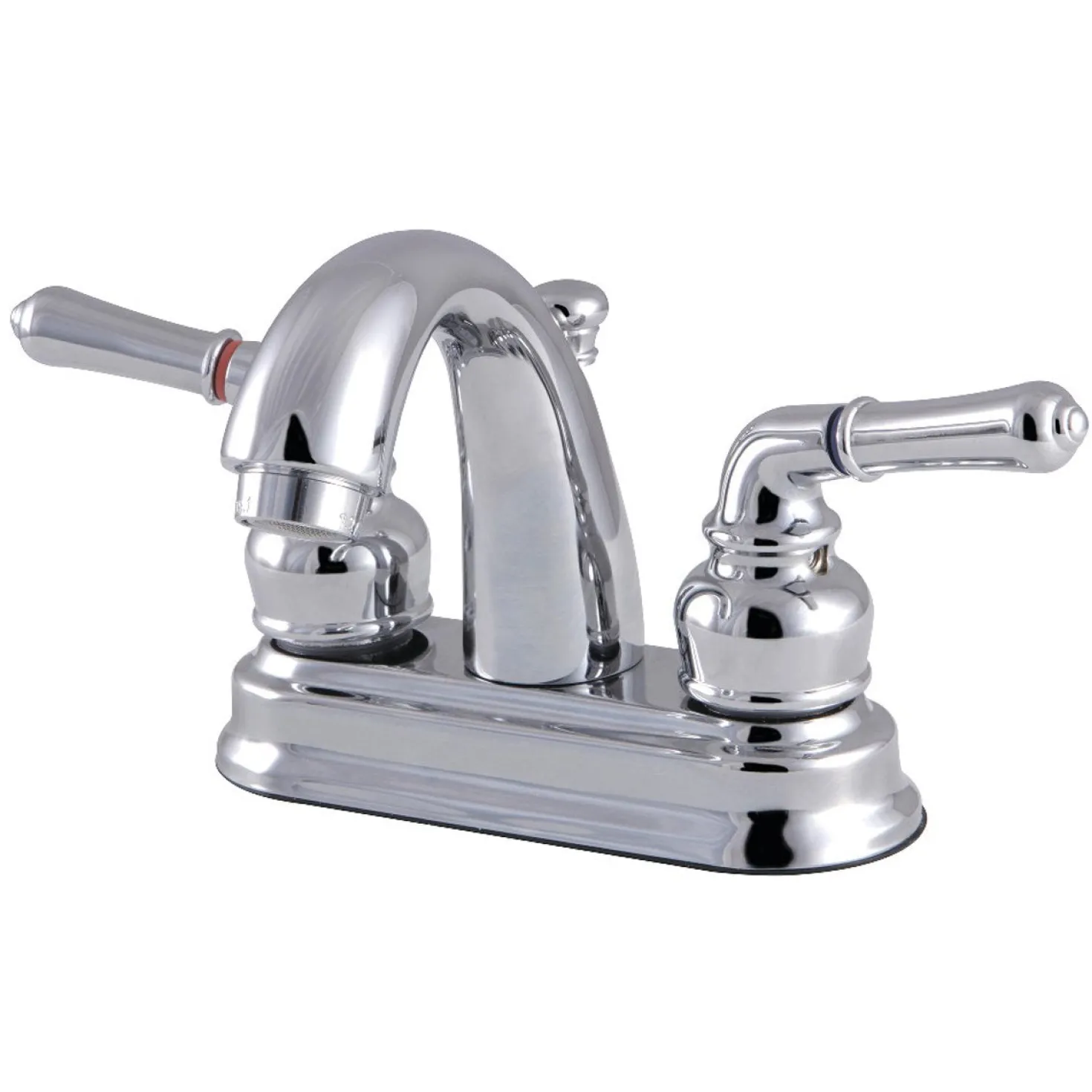 Kingston Brass 4-Inch Centerset Lever-Handle Bathroom Faucet