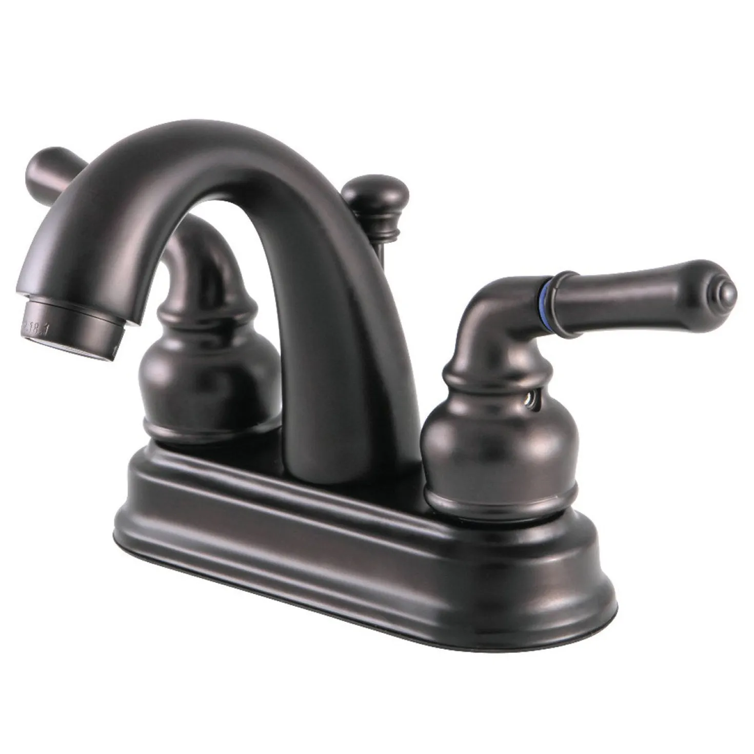 Kingston Brass 4-Inch Centerset Lever-Handle Bathroom Faucet