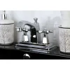 Kingston Brass 4-Inch Centerset Bathroom Faucet with Push Pop-Up Drain