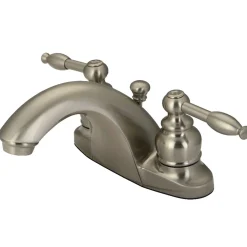 Kingston Brass 4-Inch Centerset Twin-Handle Bathroom Faucet
