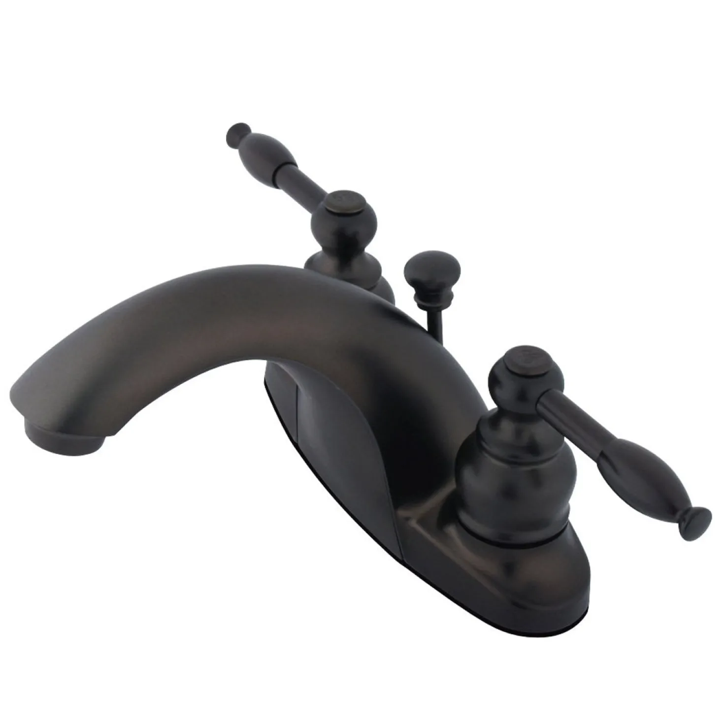 Kingston Brass 4-Inch Centerset Twin-Handle Bathroom Faucet