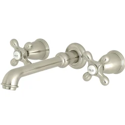 Kingston Brass 8-Inch Center Wall Mount Bathroom Faucet