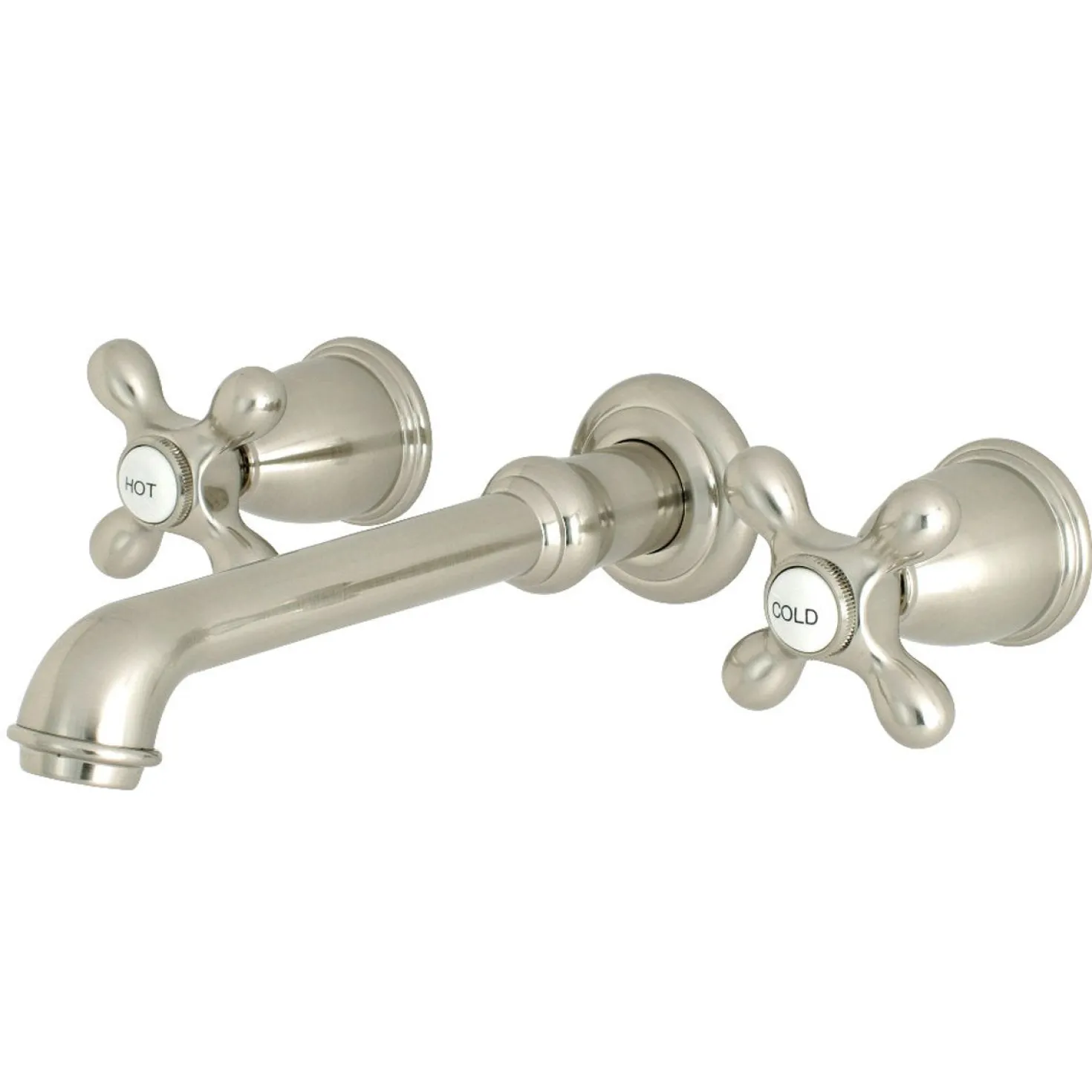 Kingston Brass 8-Inch Center Wall Mount Bathroom Faucet
