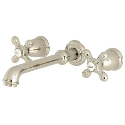 Kingston Brass 8-Inch Center Wall Mount Bathroom Faucet