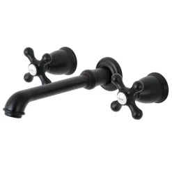 Kingston Brass 8-Inch Center Wall Mount Bathroom Faucet