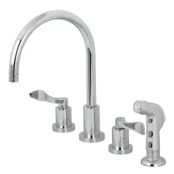 Kingston Brass 8-Inch to 16-Inch Widespread Kitchen Faucet