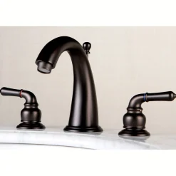 Kingston Brass 8-Inch Widespread 3-Hole Bathroom Faucet
