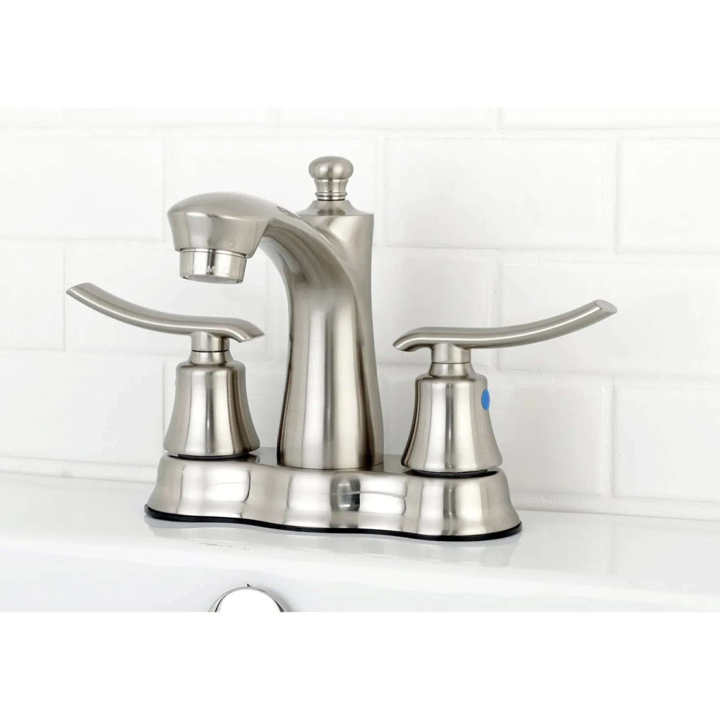 Kingston Brass Jamestown 4-Inch Centerset Lavatory Faucet